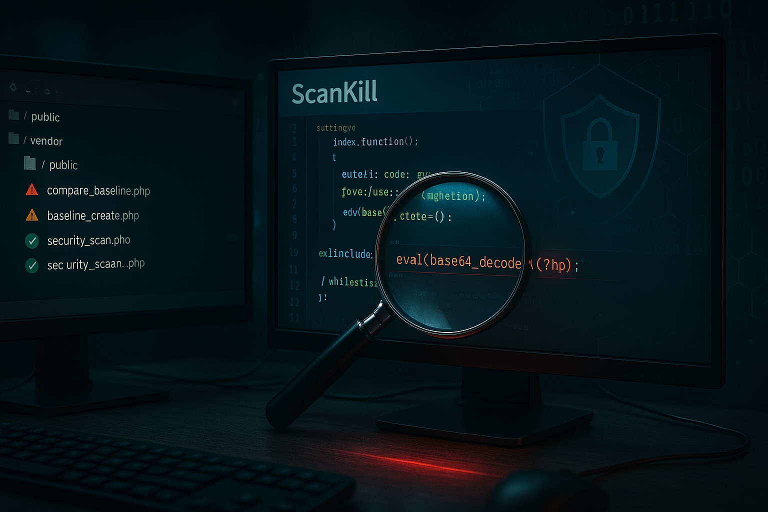 BackDoorGuard – Beispielansicht Scan